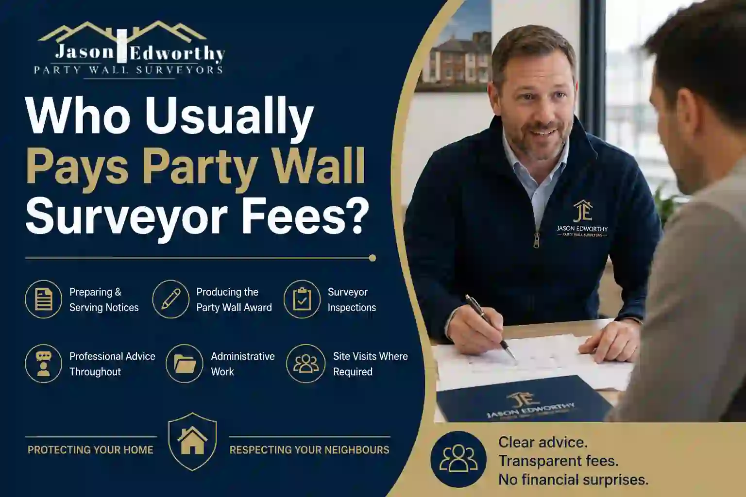 Who Usually Pays Party Wall Surveyor Fees Slough?