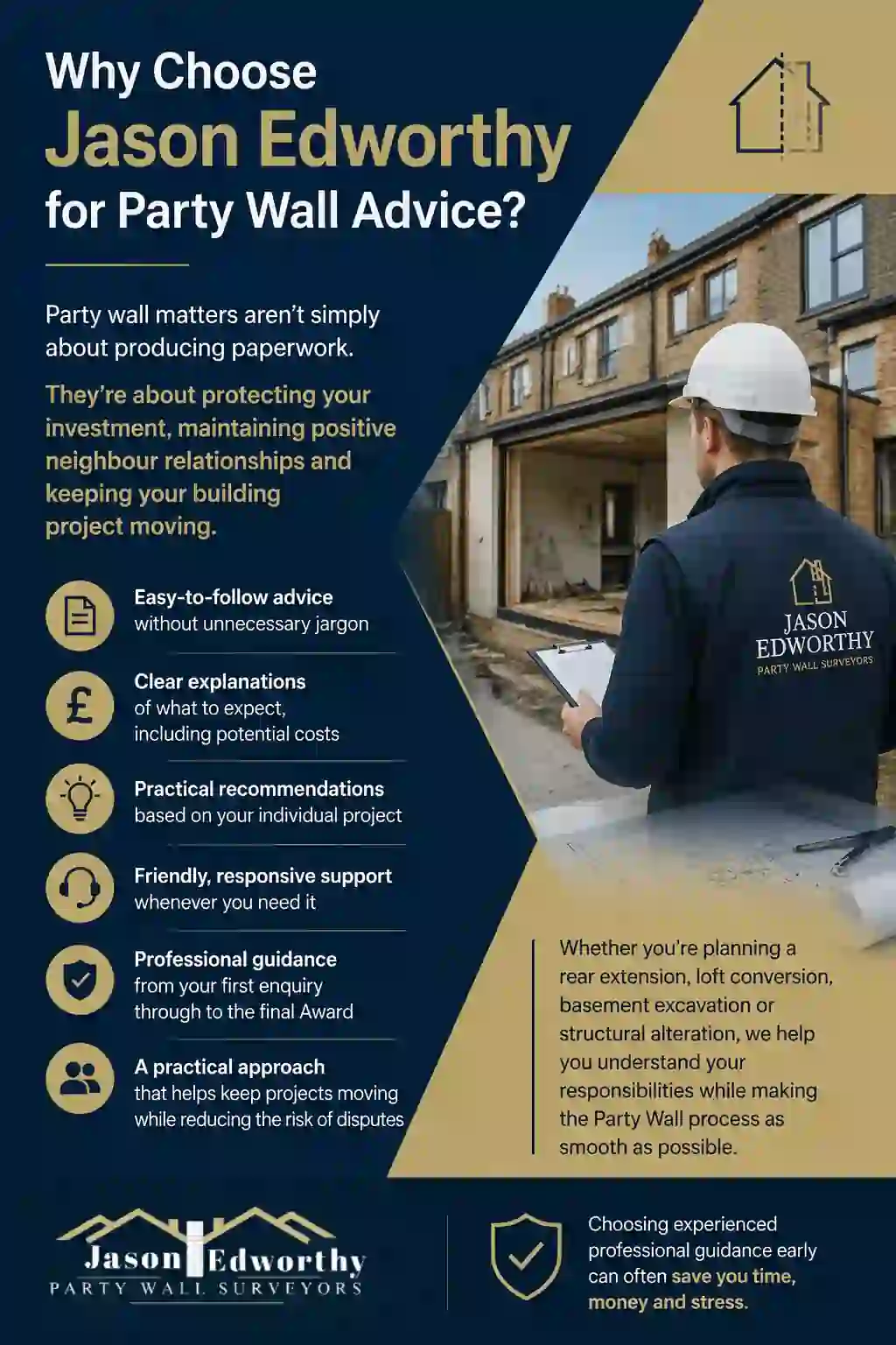 Why Choose Jason Edworthy for Party Wall Advice Slough?
